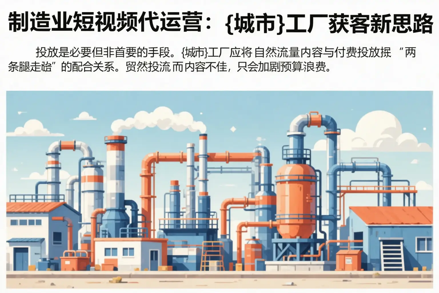 制造业短视频代运营：黔东南工厂获客新思路