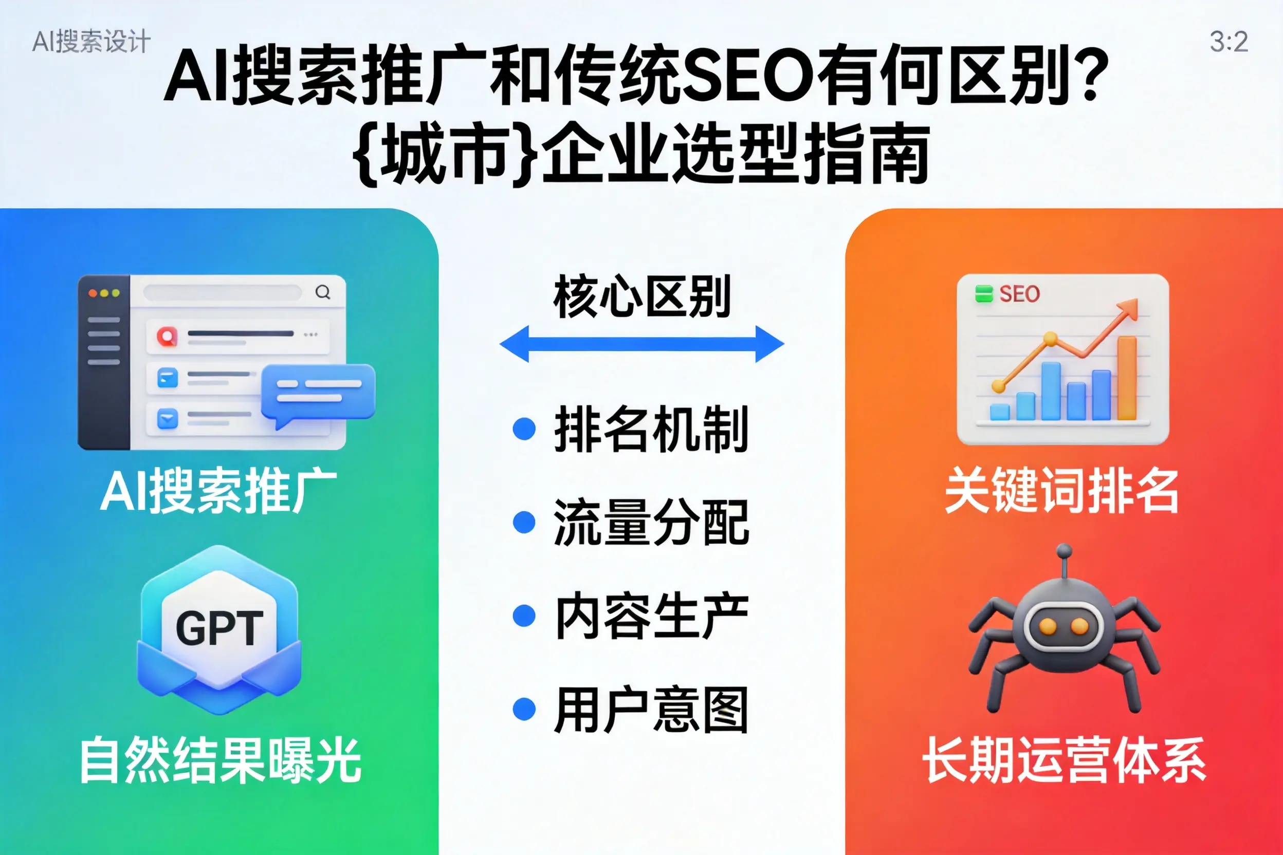 AI搜索推广和传统SEO有何区别?黔东南企业选型指南