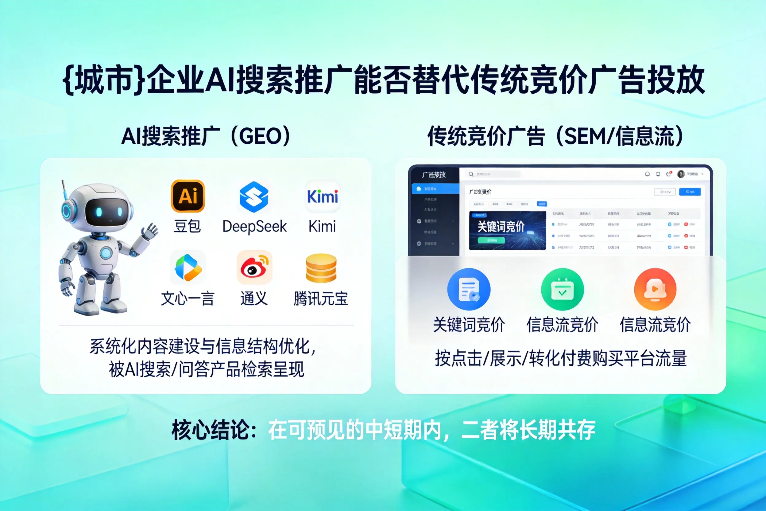 黔东南企业AI搜索推广能否替代传统竞价广告投放