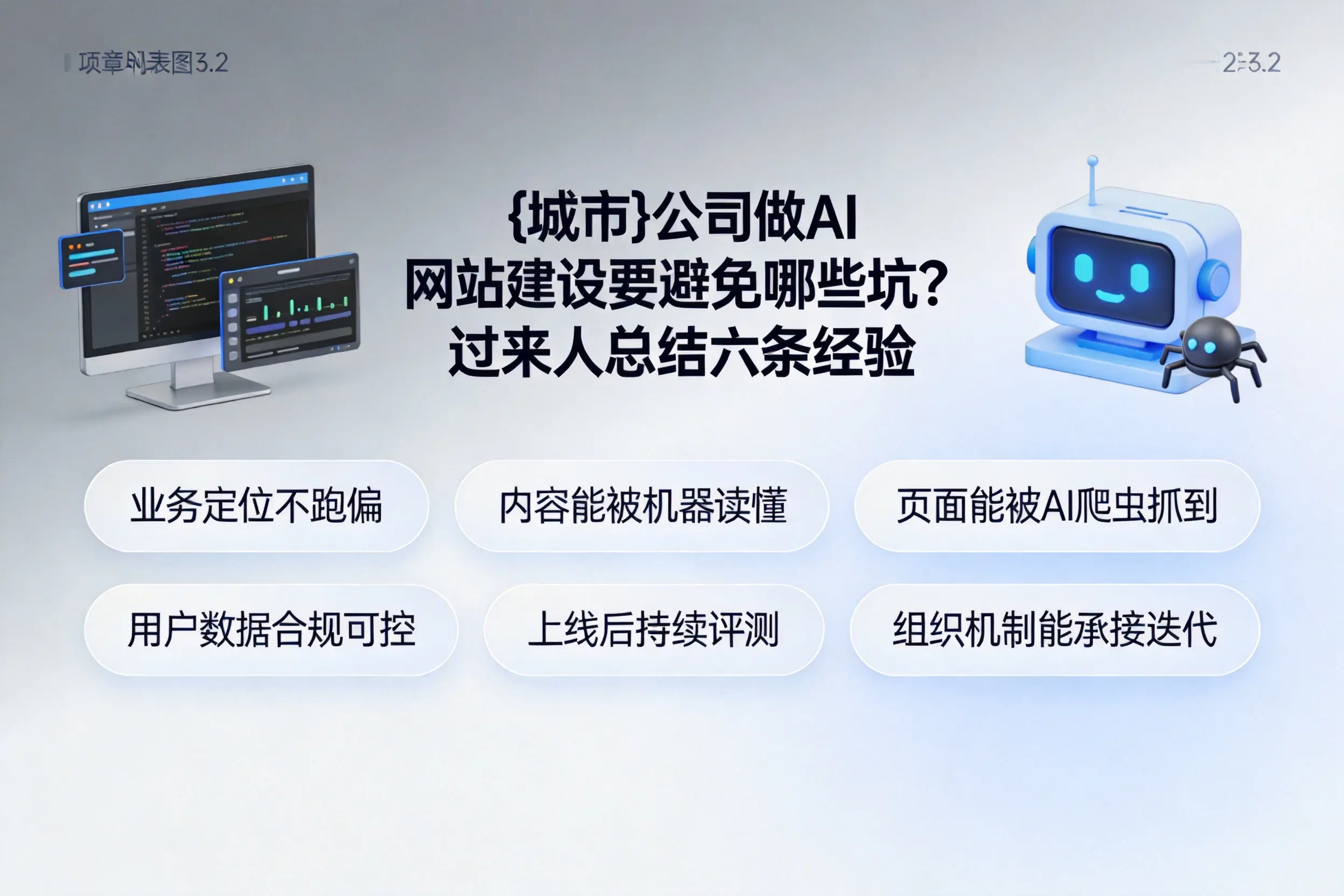 黔东南公司做AI网站建设要避免哪些坑?过来人总结六条经验