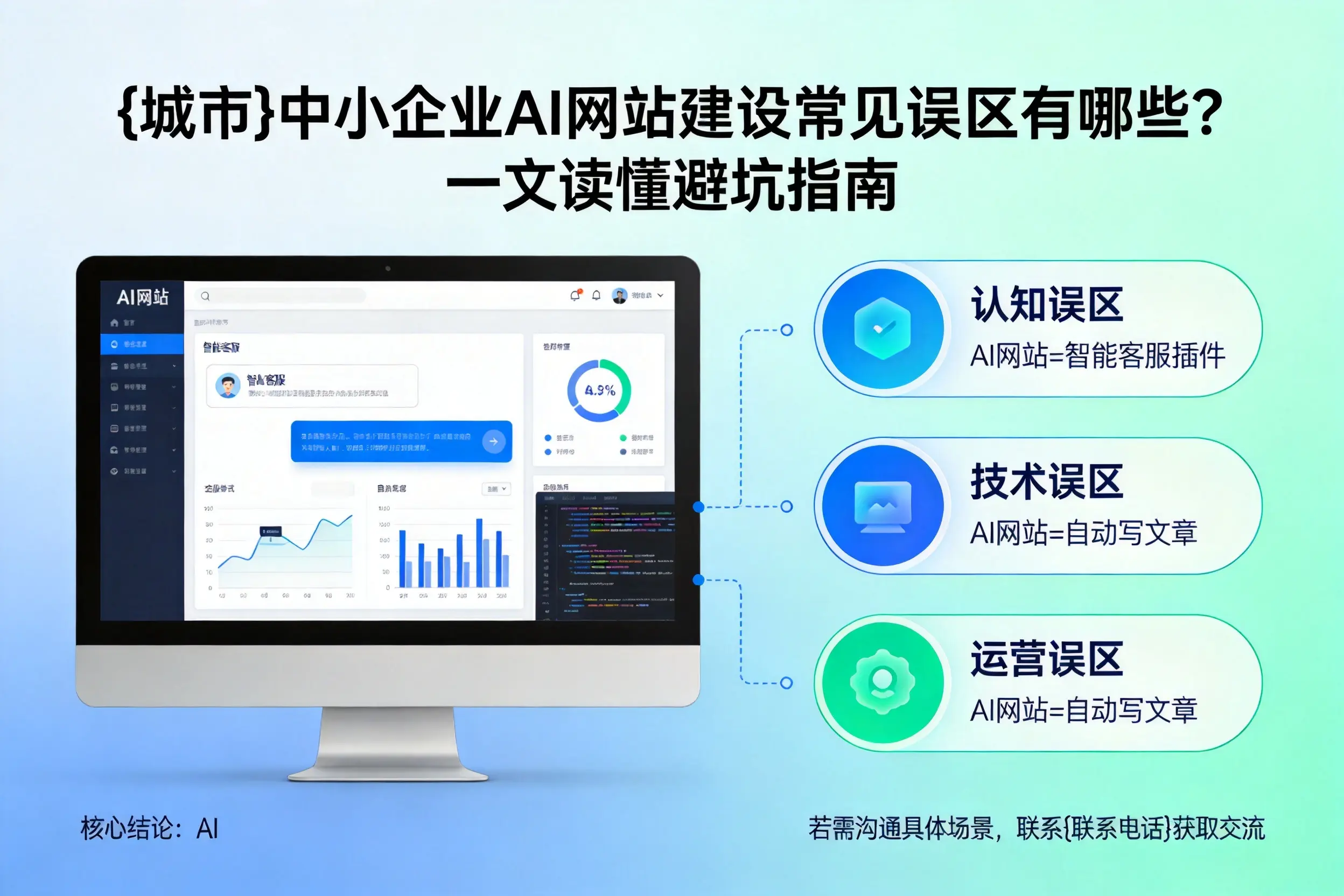 黔东南中小企业AI网站建设常见误区有哪些?一文读懂避坑指南