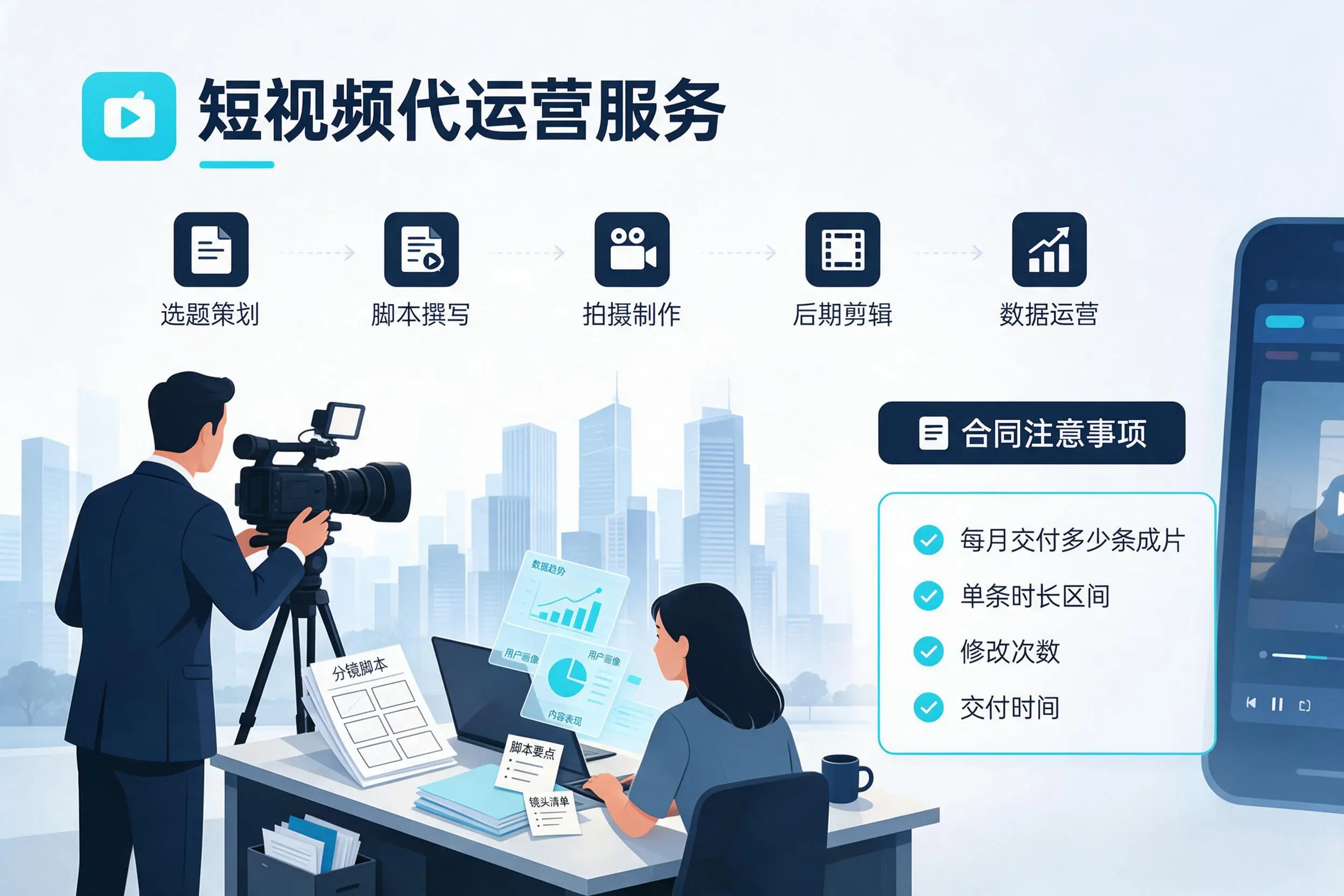 短视频代运营包含哪些服务?黔东南企业常见问题科普