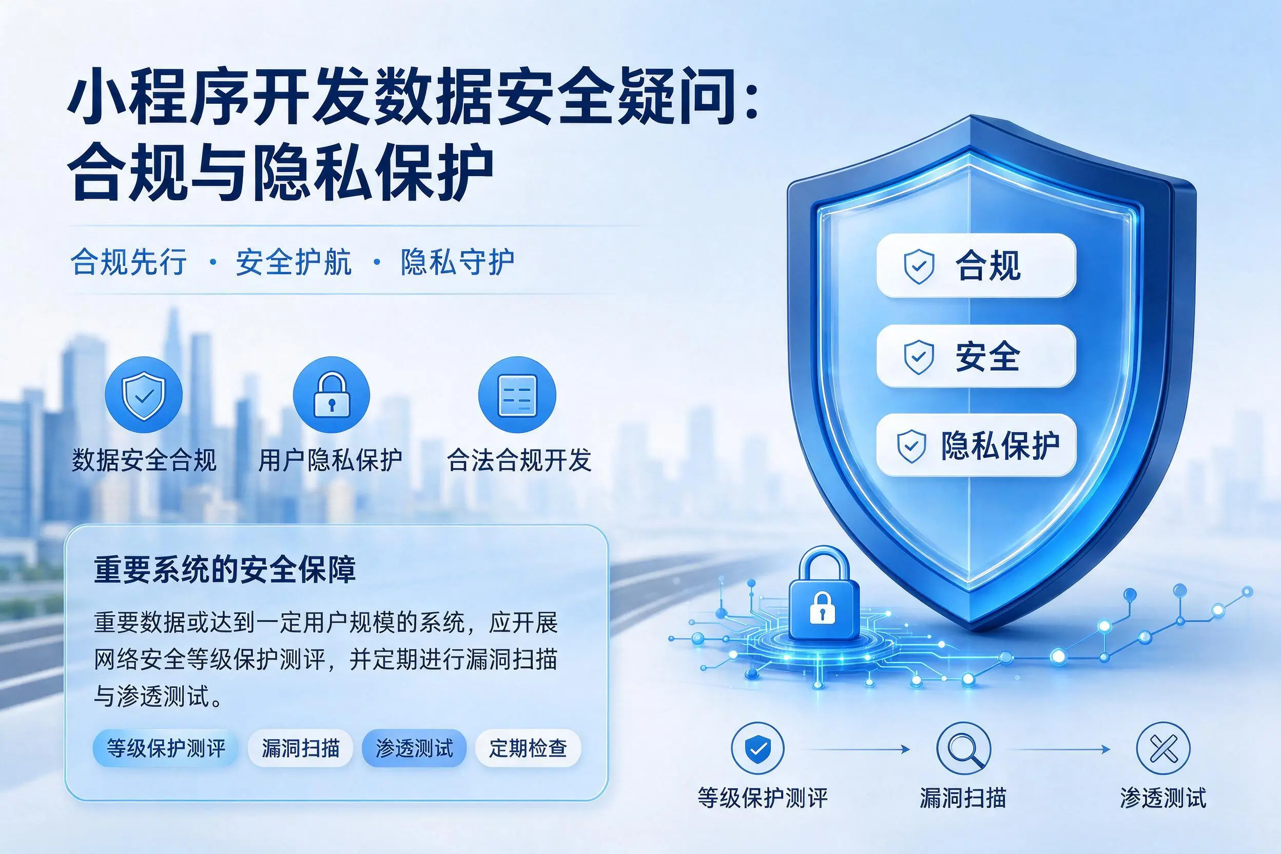 黔东南小程序开发数据安全疑问:合规与隐私保护