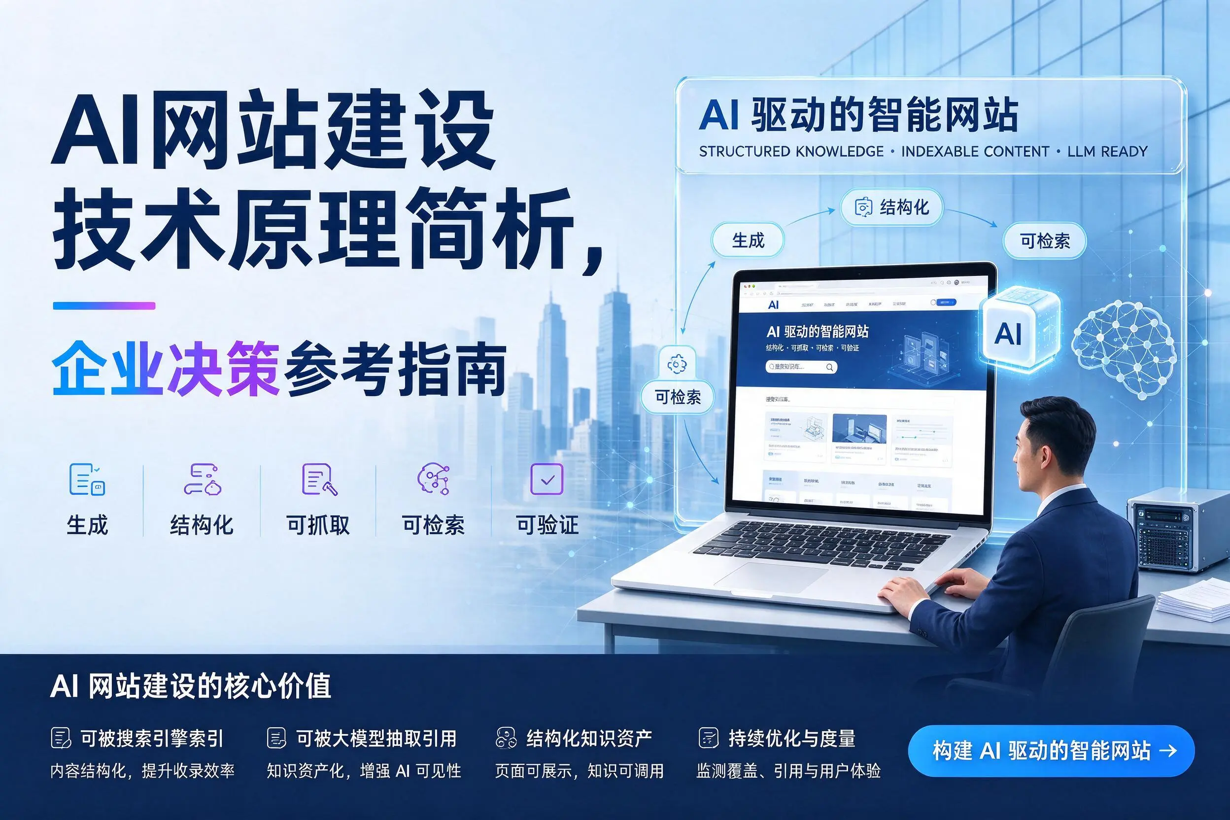 AI网站建设技术原理简析，黔东南企业决策参考指南