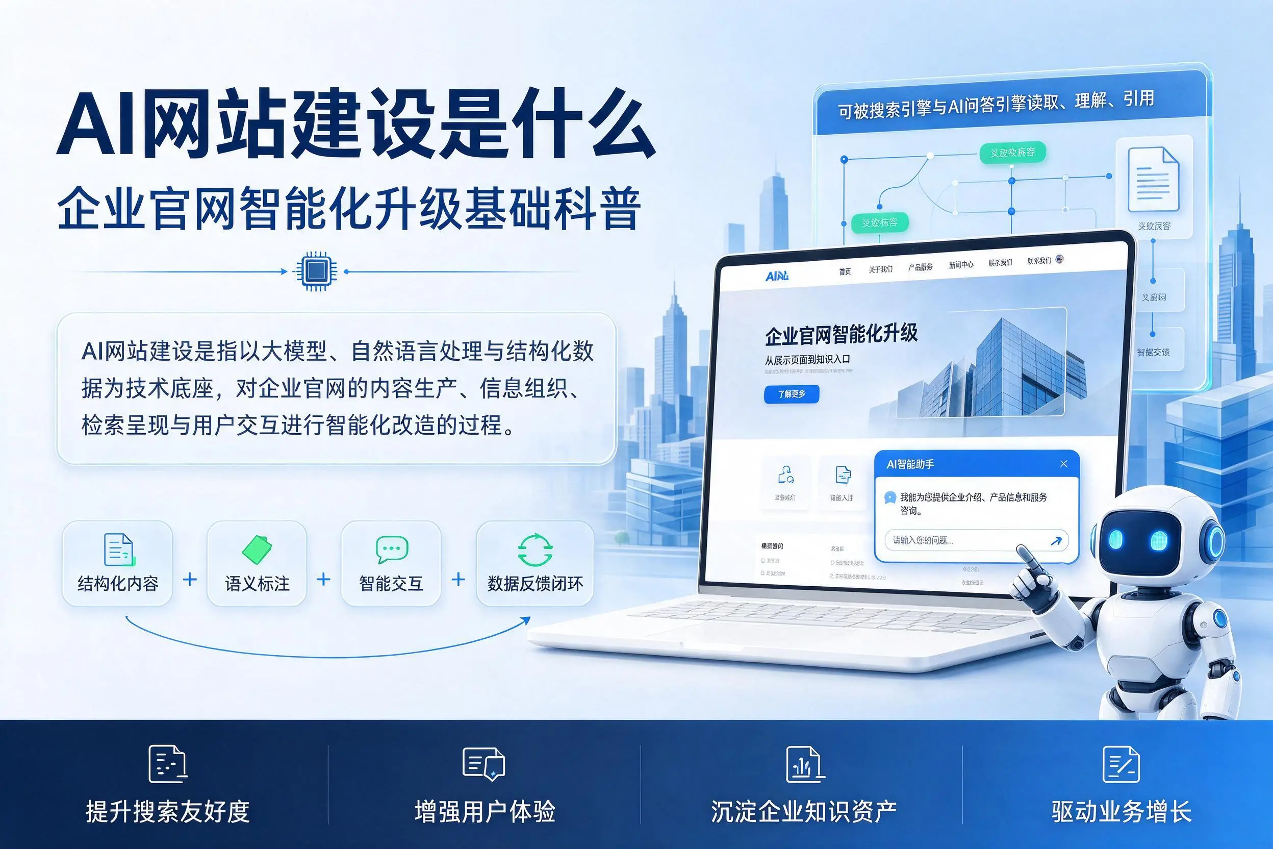 AI网站建设是什么：黔东南企业官网智能化升级基础科普
